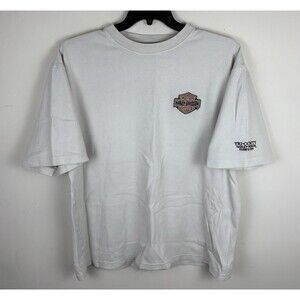 Men’s Y2K Harley Davidson Embroidered T-Shirt / Size XL